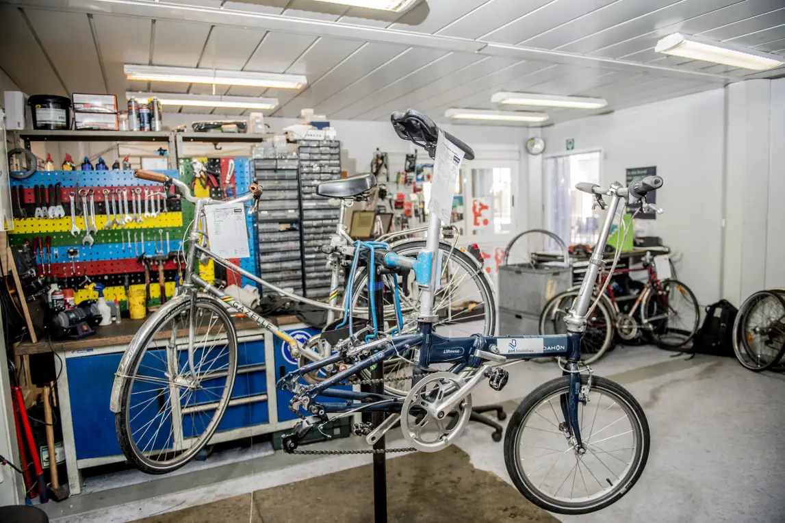 photo de l'intérieur d'un atelier CyCLO