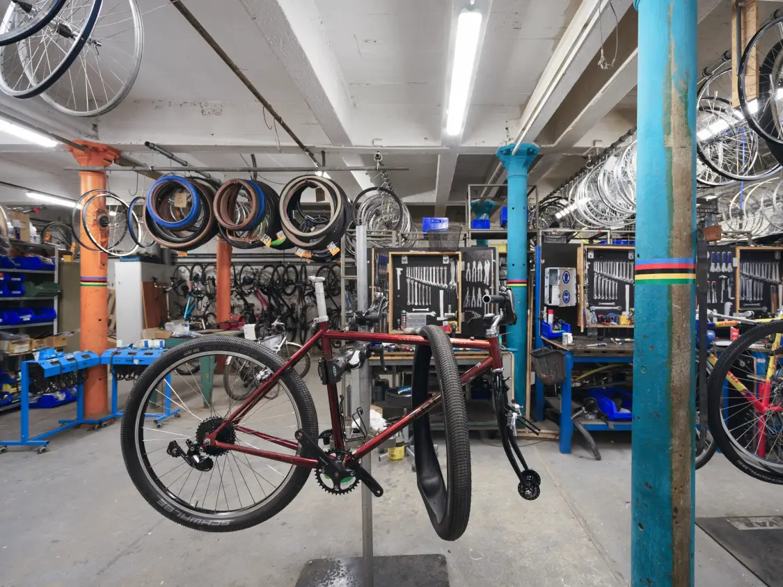 photo de l'intérieur d'un atelier CyCLO