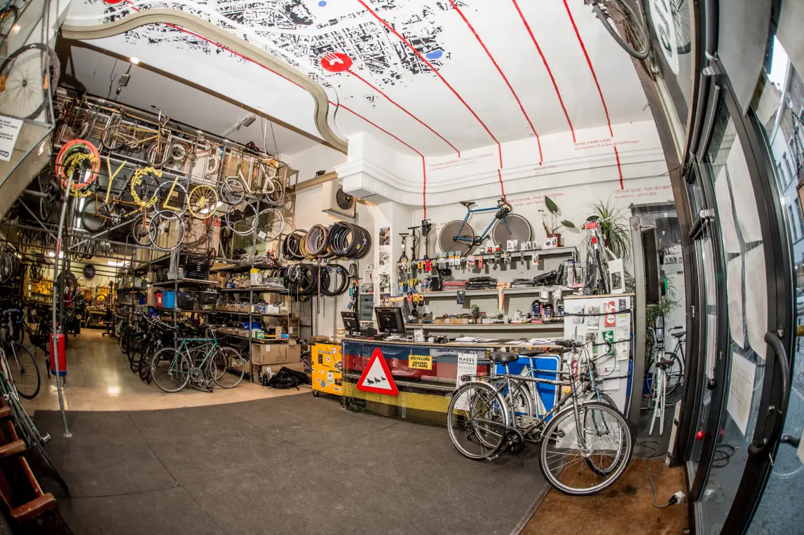 photo de l'intérieur d'un atelier CyCLO